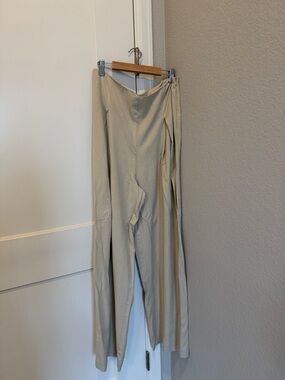 Jason Wu Cream High-Waist Wide Leg Trousers